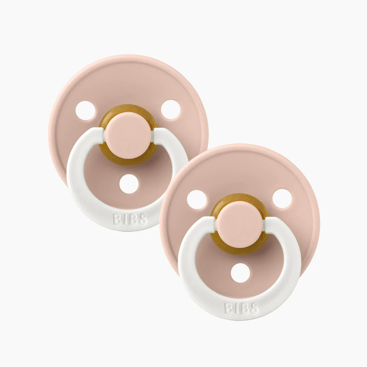 BIBS | Round | S2 | Blush GLOW | 2 Pack