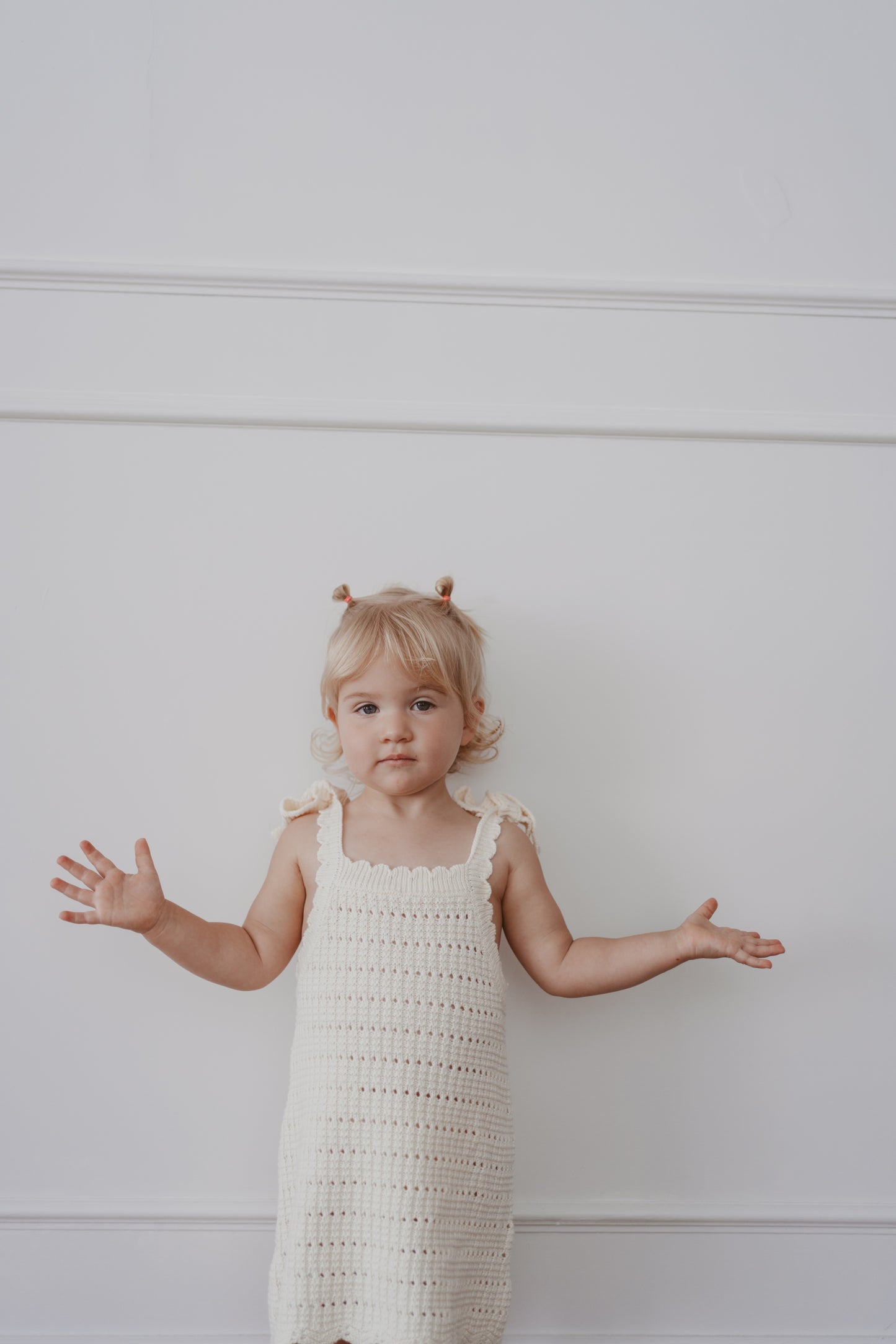 Sunday Tie Dress | Ivory | Children’s