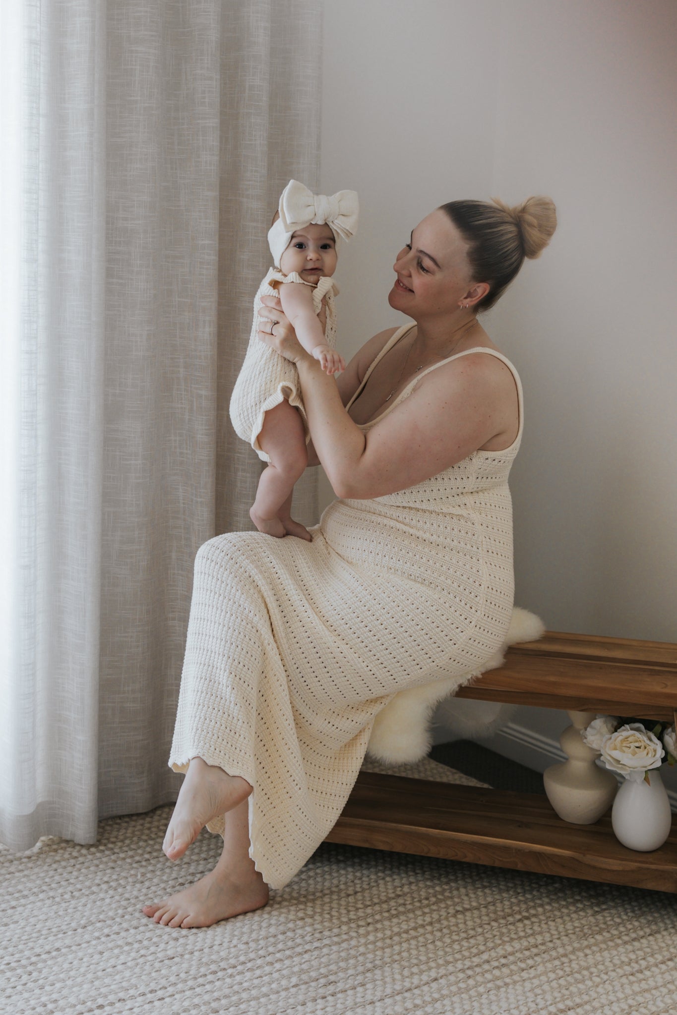 Sunday Frill Romper | Ivory