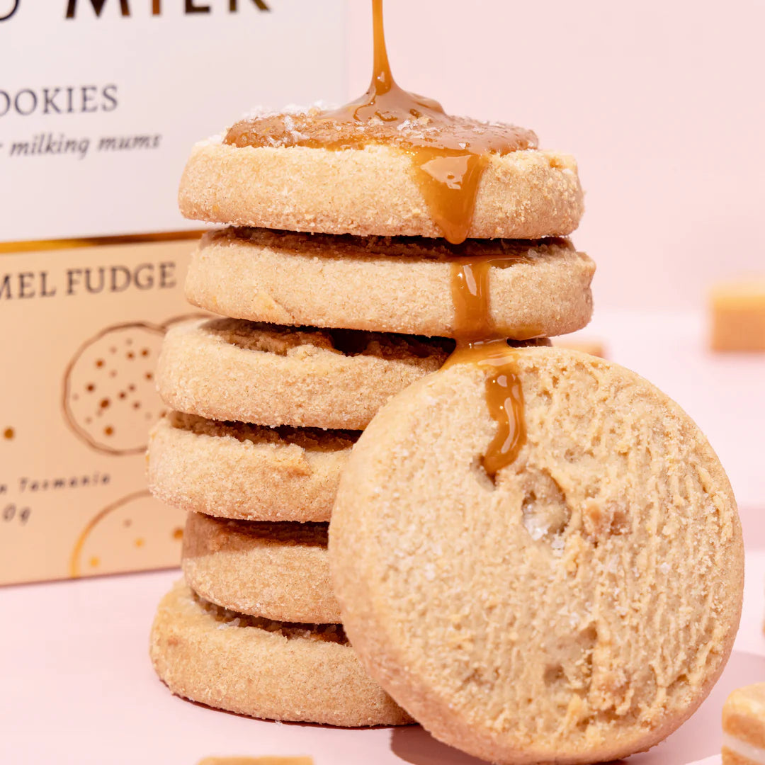 Made to Milk | Salted Caramel Fudge Lactation Cookies