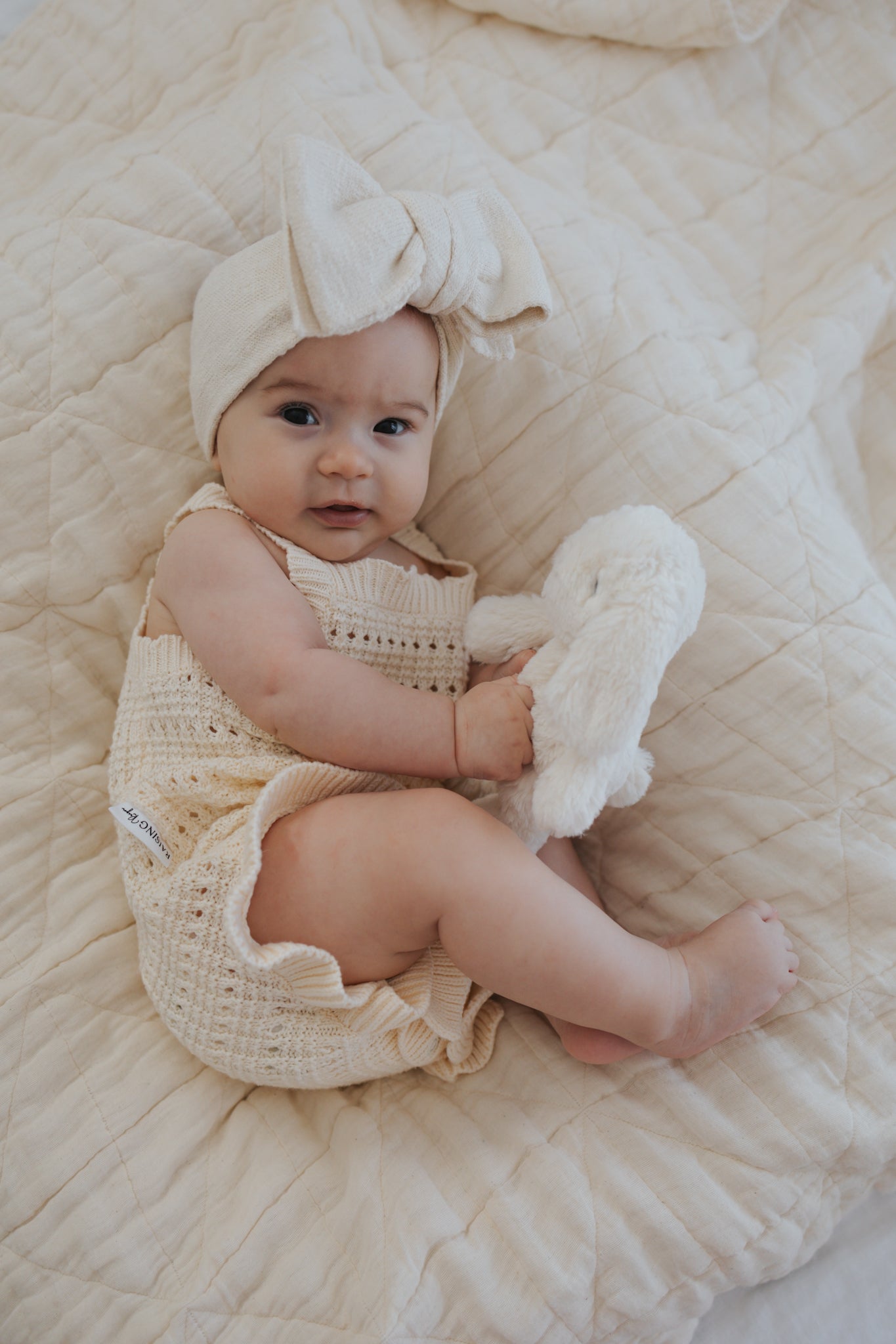 Sunday Frill Romper | Ivory