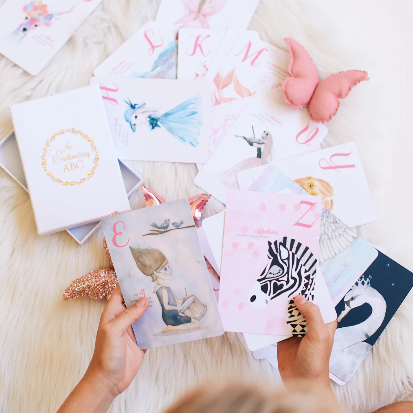 The Enchanting ABC Flash Cards | Adored Illustrations