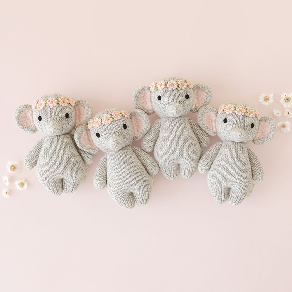 Cuddle + Kind | Baby Elephant | Blush Floral