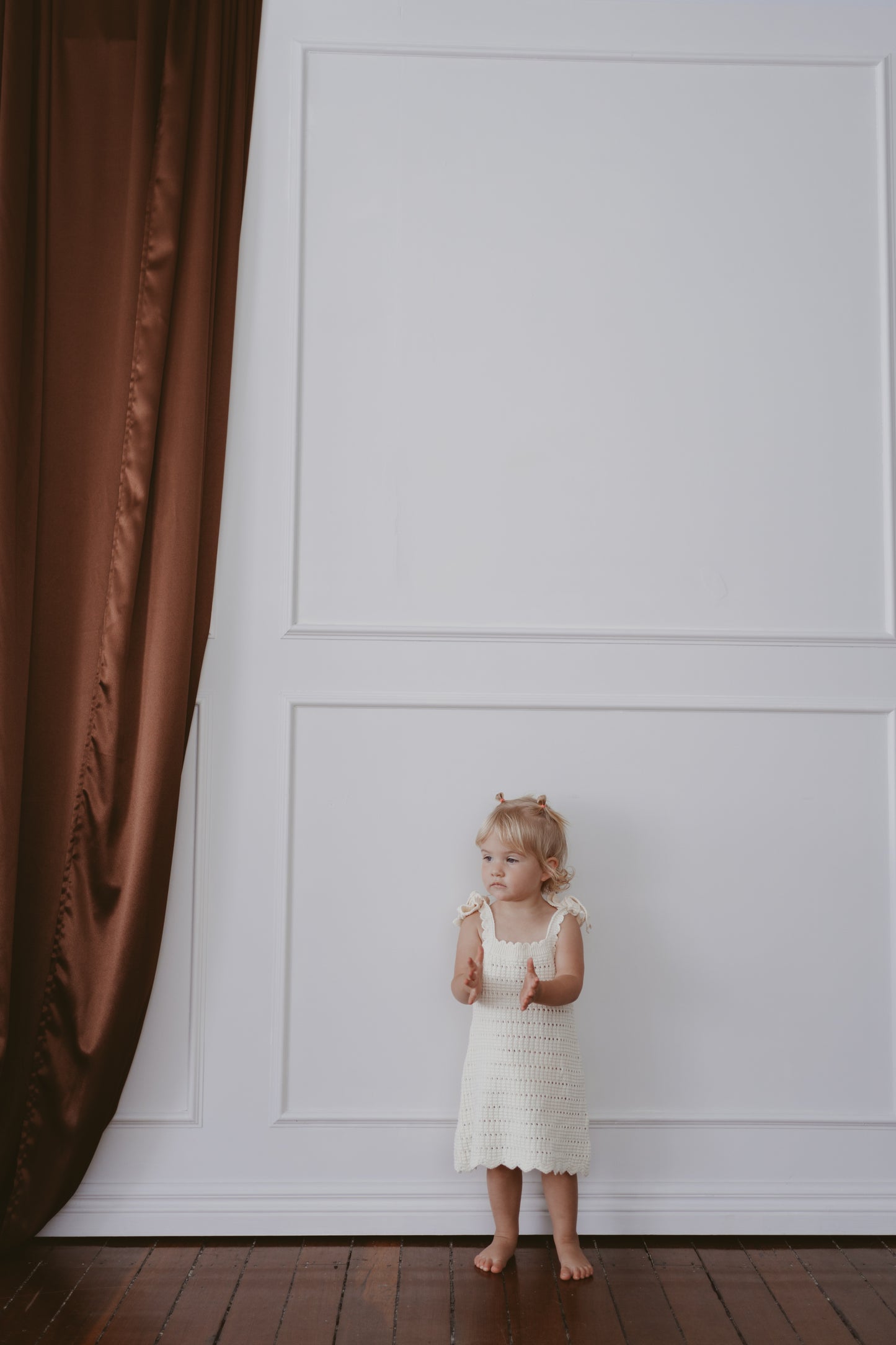 Sunday Tie Dress | Ivory | Children’s