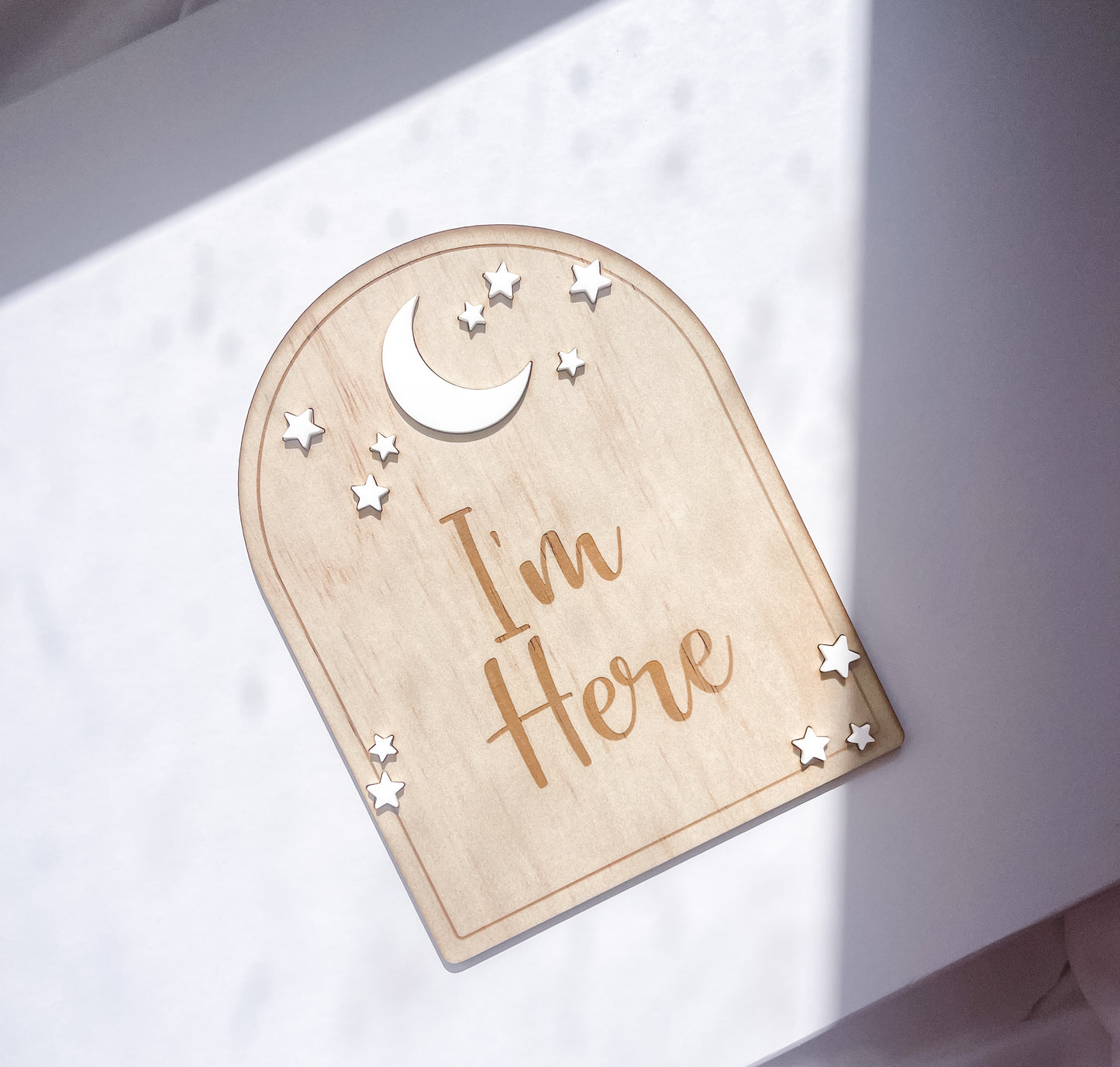 I’m Here Plaque | Moon