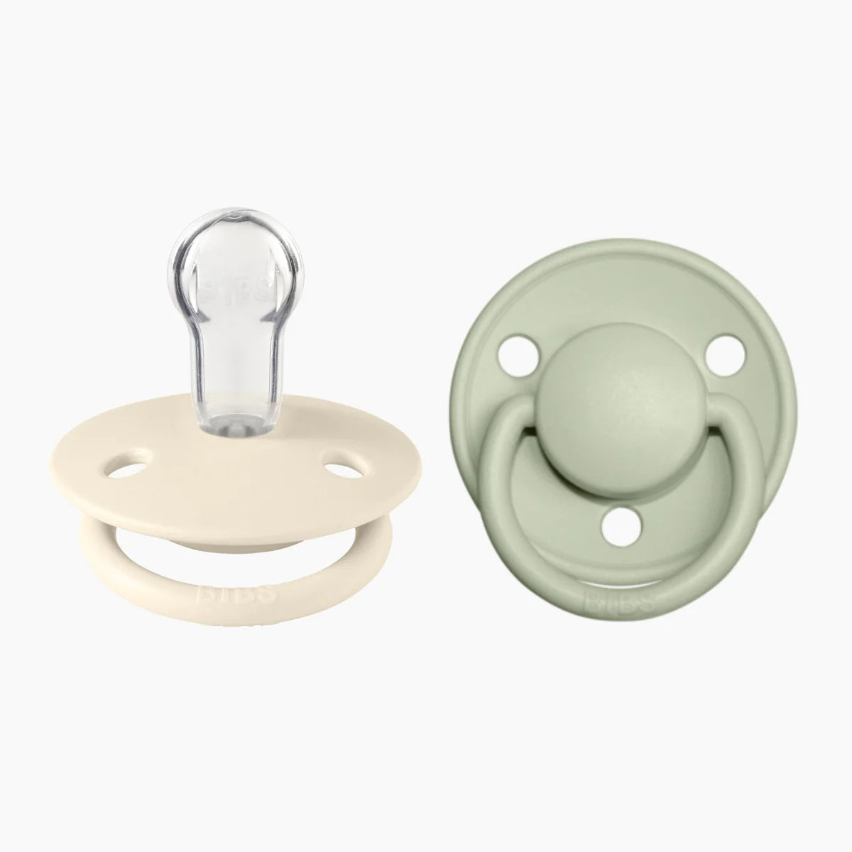 BIBS | De Lux | Ivory/Sage | 2 Pack