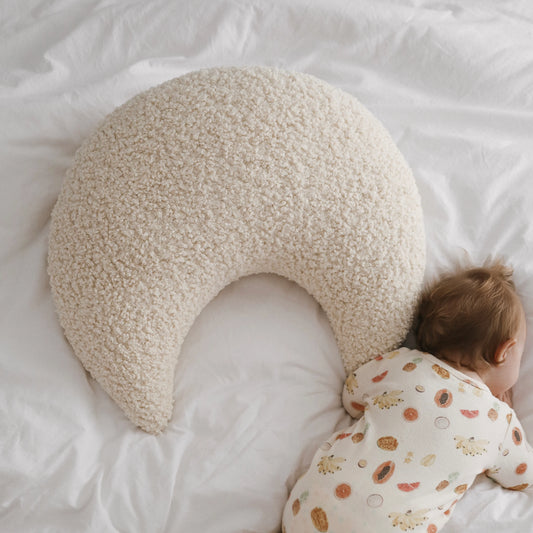 Milky Moon Feeding Pillow | Ice Cream Sherpa | Lune + Co