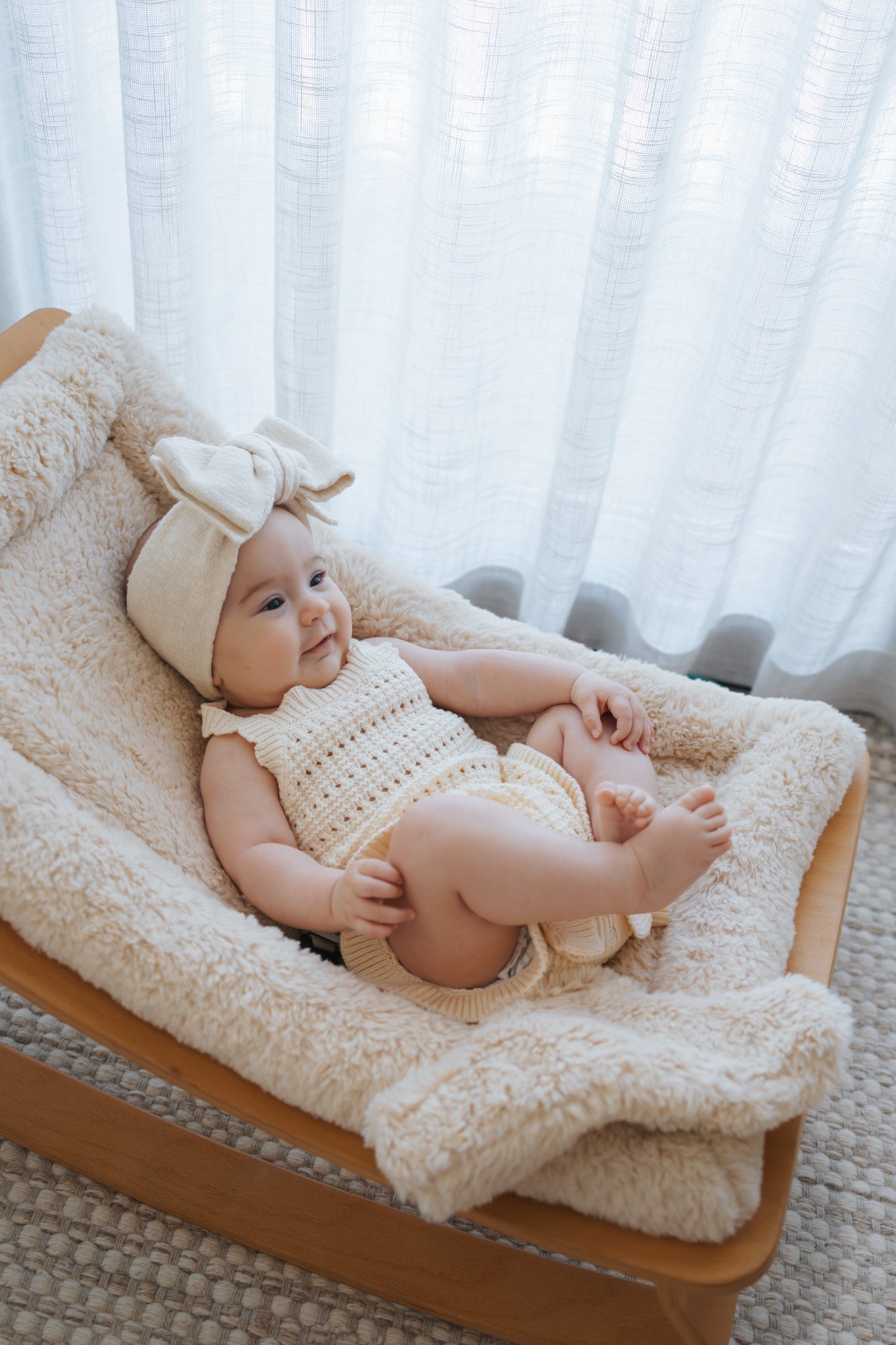 Sunday Frill Romper | Ivory