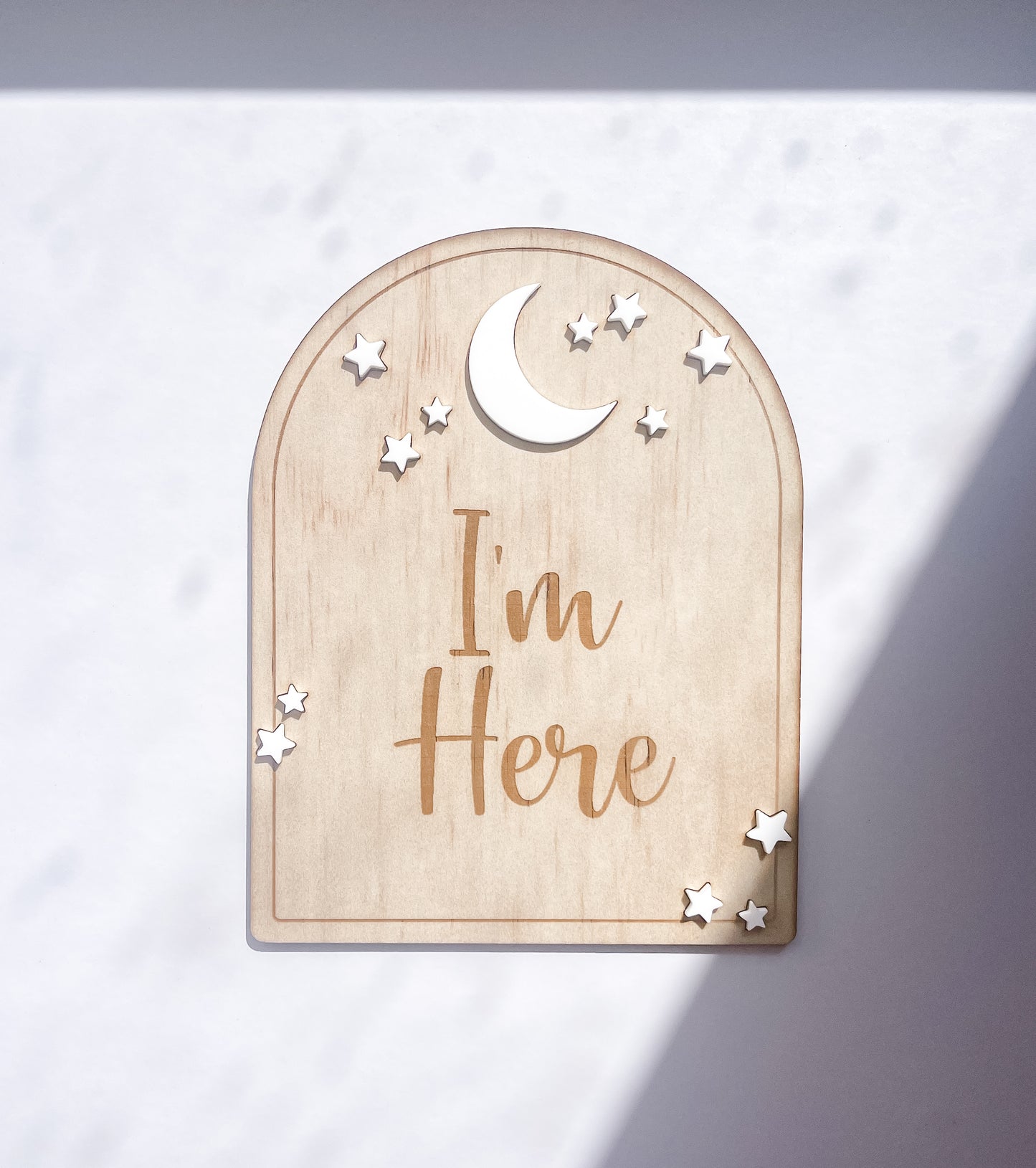 I’m Here Plaque | Moon