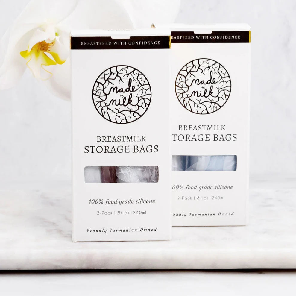 Made to Milk | Reusable Breastmilk Storage Bags | 2 Pack