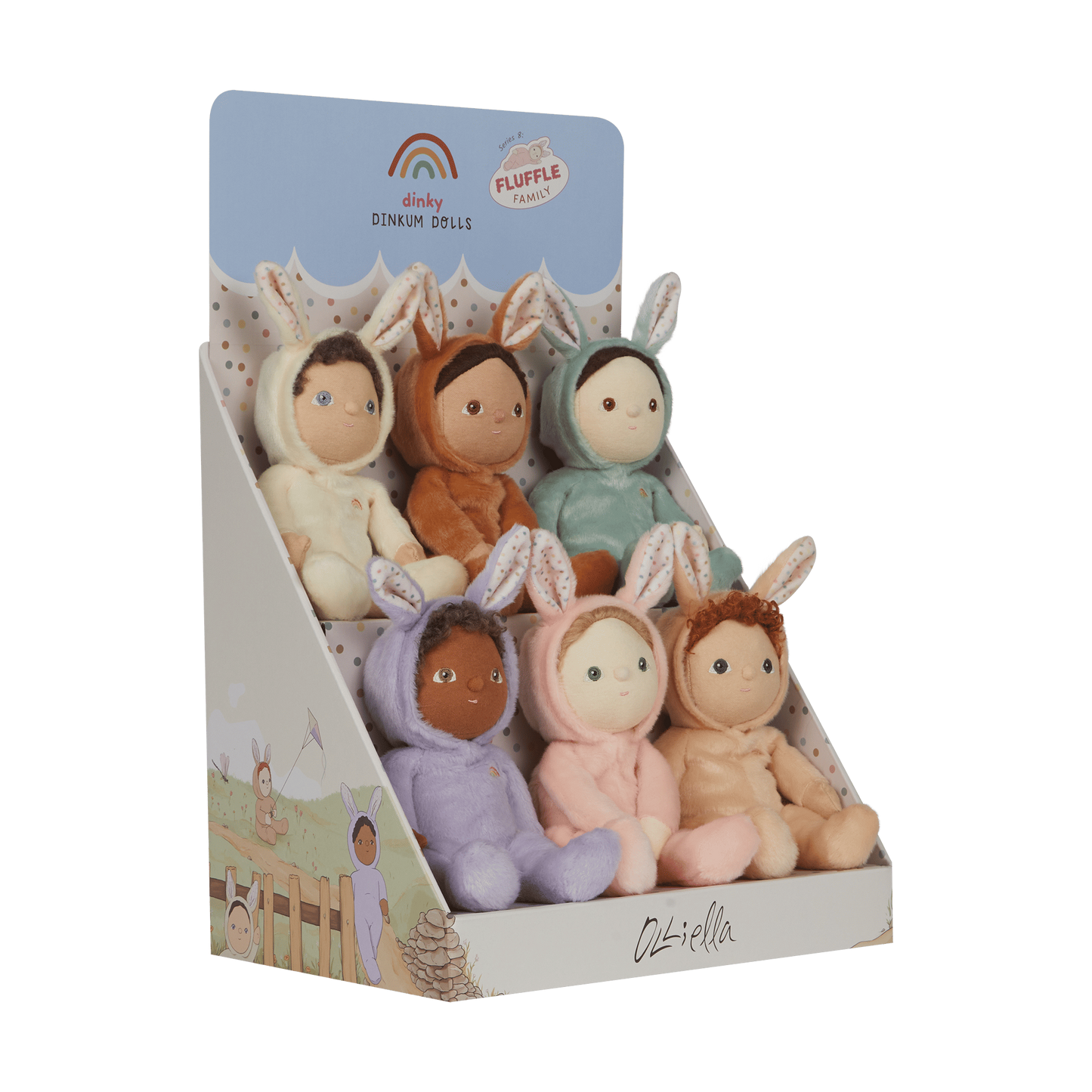 Dinky Dinkum Dolls | Fluffle Family | Olli Ella