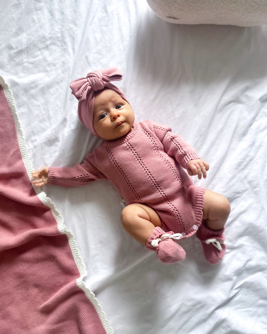 Prim Romper | Raspberry Sorbet