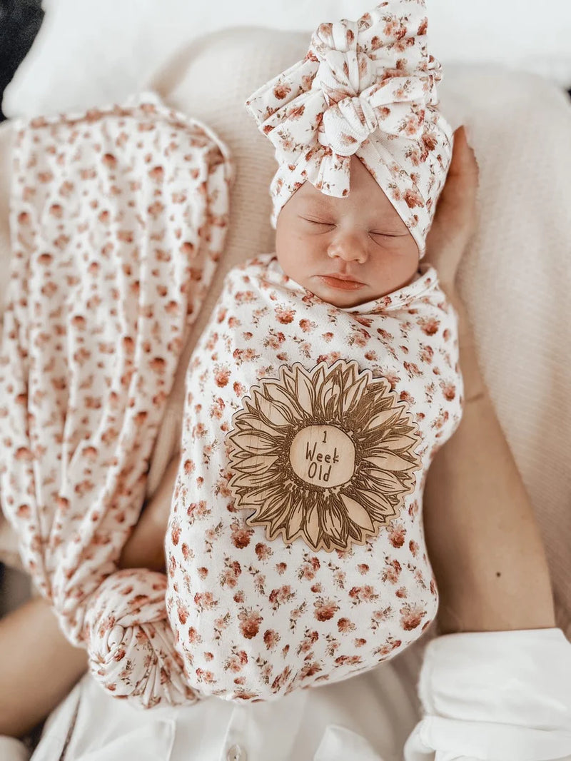 Sunflower Milestone Set | Wattle + Wildflower