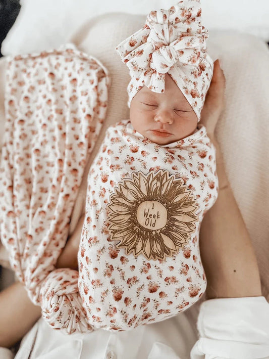 Sunflower Milestone Set | Wattle + Wildflower