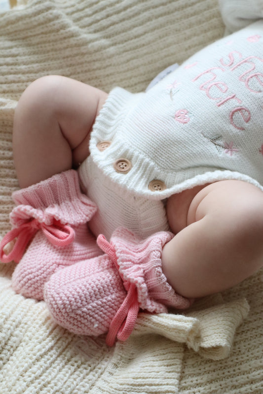 Booties | Strawberry + Tulip