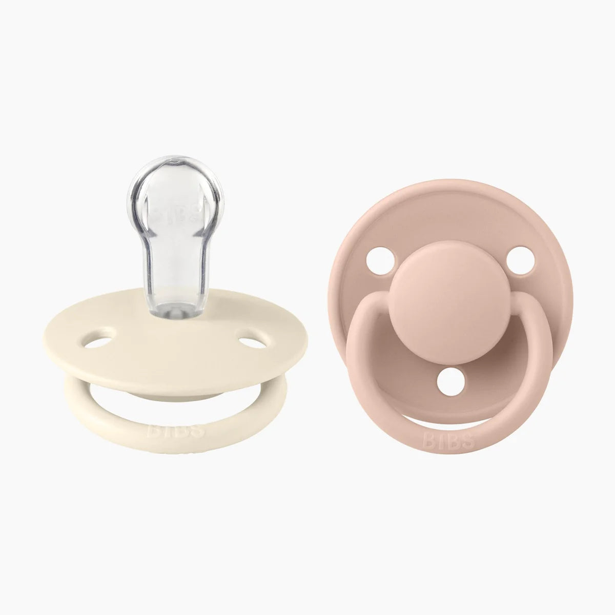 BIBS | De Lux | Ivory/Blush | 2 Pack