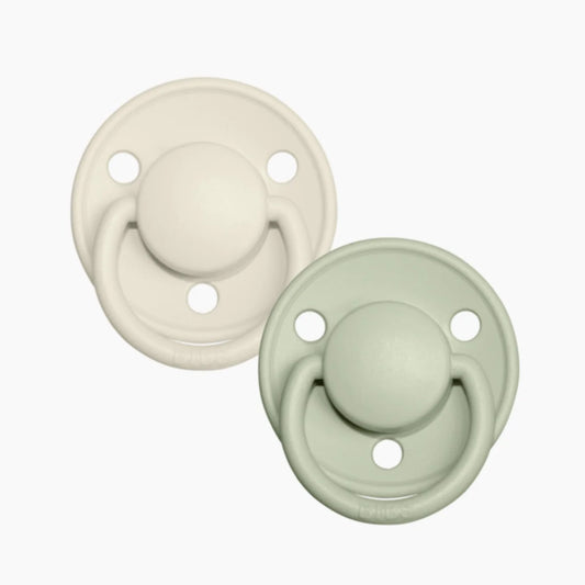 BIBS | De Lux | Ivory/Sage | 2 Pack