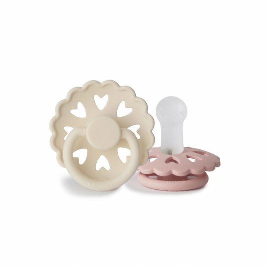 Fairytale Pacifier 2 Pack | Silicone | Cream + Blush