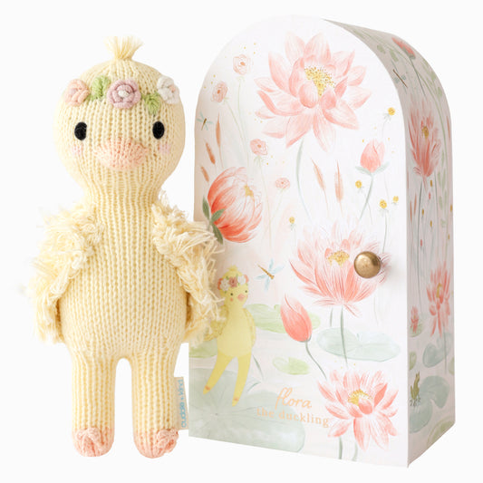 Tiny Flora the Duckling | Mauve | Cuddle + Kind