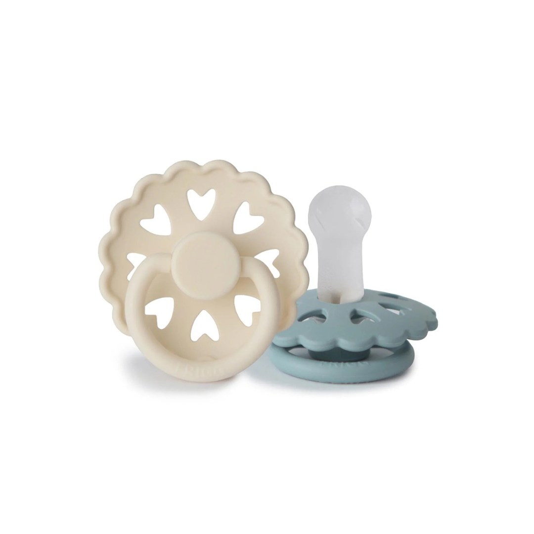 Fairytale Pacifier 2 Pack | Silicone | Cream + Stone