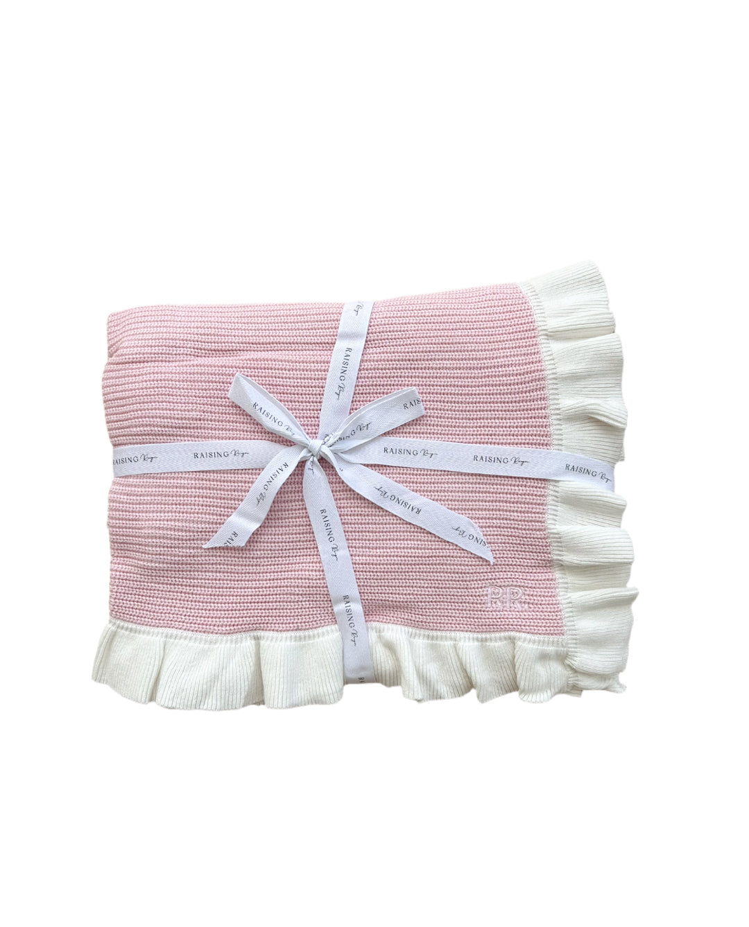 Frill Blanket | Strawberry + Milk