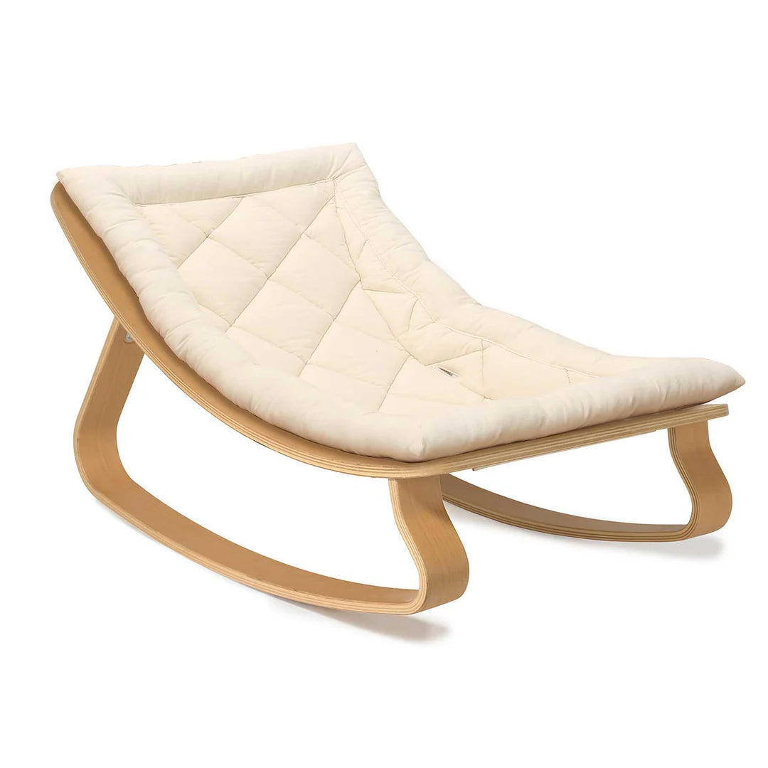 Levo Baby Rocker | Beech | Organic Milk | Charlie Crane